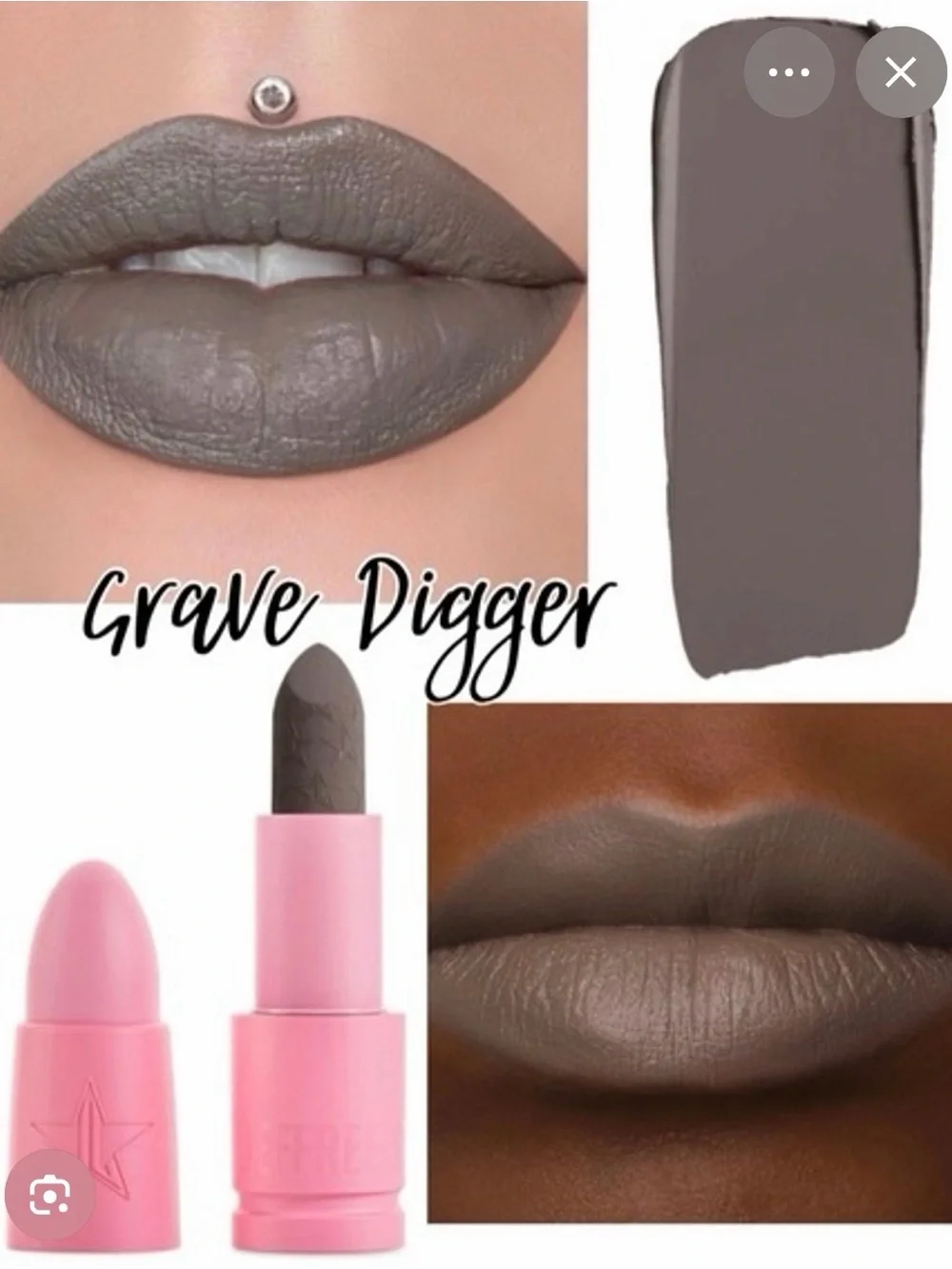 Jeffree Star Cosmetics Velvet Trap Lipstick - Grave Digger
